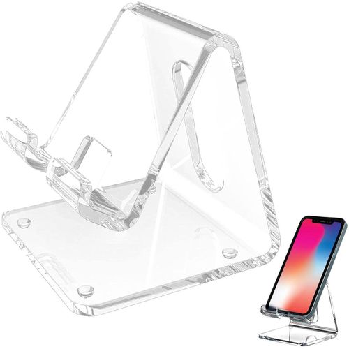 White Label Acrylic Phone Stand - Transparent - image 2