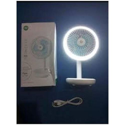 Dp Rechargeable Table Fan 4000mAh With LED LIGHT - image 4