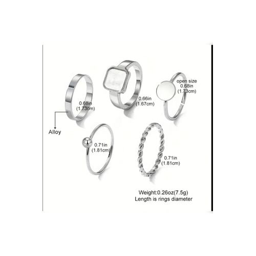 product_image_name-Avsty-Vintage Knuckle Rings Set for Women Stackable Opal Midi Ring Pack Adjustable Boho Joint Finger Rings-4