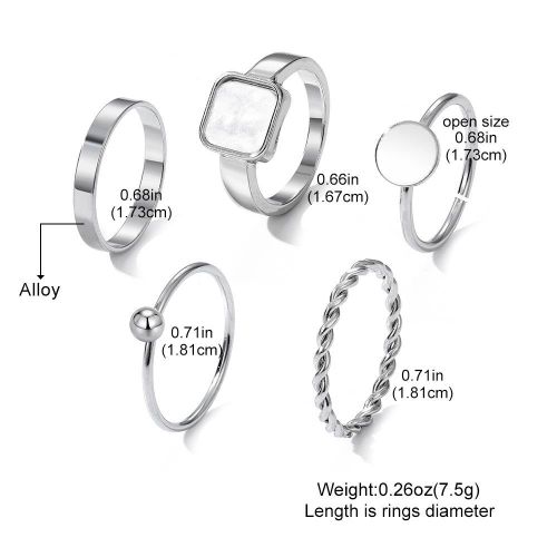 product_image_name-Avsty-Vintage Knuckle Rings Set for Women Stackable Opal Midi Ring Pack Adjustable Boho Joint Finger Rings-6