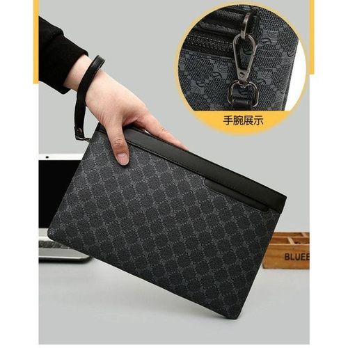 product_image_name-Fashion-Luxury Designer Business Men Day Clutch High Quality PU Leather Money Pouch Bag Casual Male Cardholder Case Phone Handbag-1