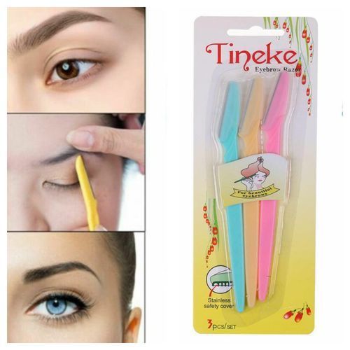 product_image_name-Generic-Three Pieces Of Re-usable Eye Brow Razors-1