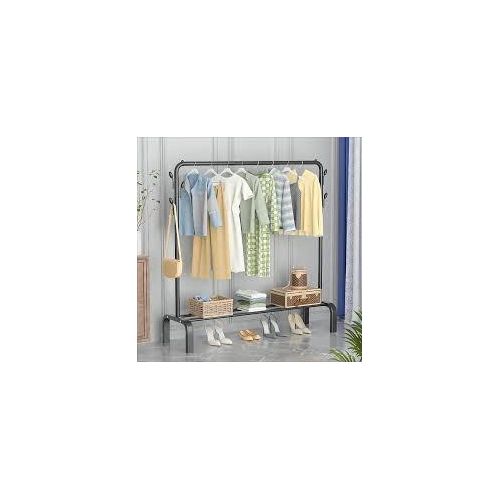 Generic High Quality Multipurpose SINGLE POLE Cloth Hanger Storage Rack - image 2
