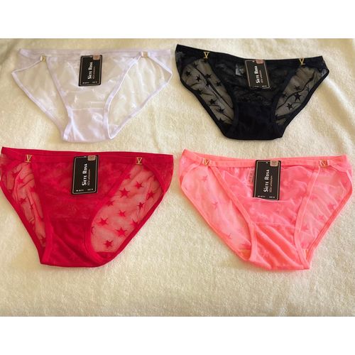 Fashion Beautiful net pant 4pcs