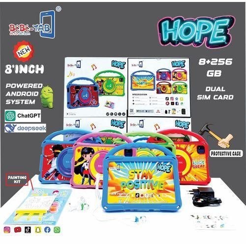 product_image_name-Generic-BEBE TAB Bebe HOPE Educational Tablet 6GB 256GB Dual SIM Tablet For Kids-1