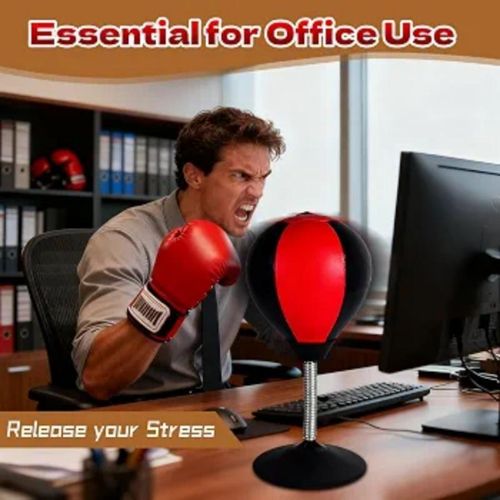 Generic Desktop Punching Bag Table Desk Boxing Punch Ball for Workout Sports Hitting