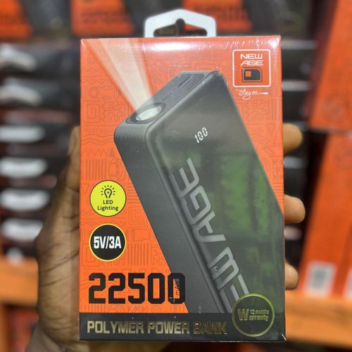 product_image_name-New Age-Turbo Ultra 10 22500mAh 15W Fast Charging Type-C Input & Output Torch-Light Digital Display Power-Bank-1