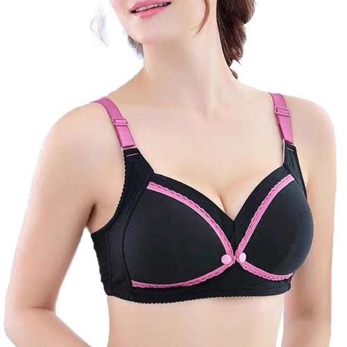 Fashion Maternity Nursing Bras Sexy Breastfeeding Bra For Pregnancy Women  Open Cup Breast Feeding Underwear Pregnant Clothes Plus Size(#Sky Blue)