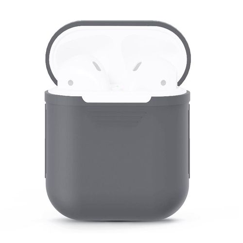 Generic Portable Wireless Silicone Protective Box for Apple AirPods 1 2 Earphone is not Included Grey Jumia Nigeria