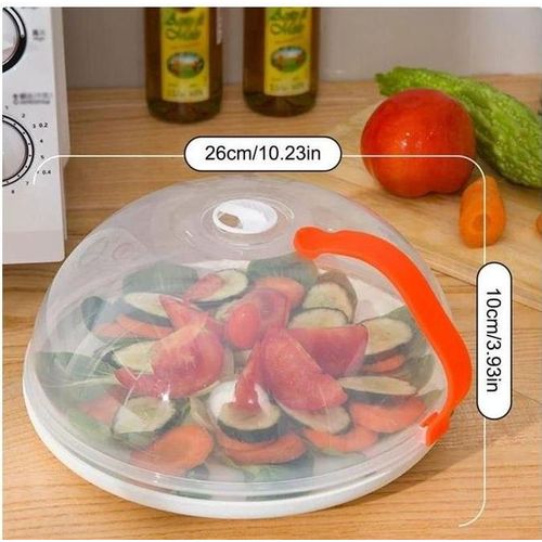 Generic Microwave food cover with handle and adjustable Steam vents holes - image 2
