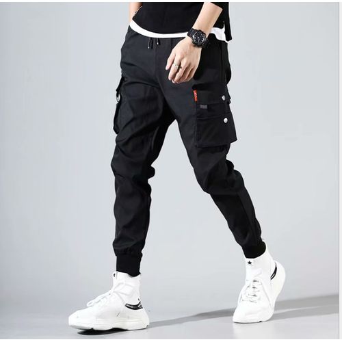 Fashion Mens Denim Pants Multi Pocket Drawstring Jeans Trousers  Jumia  Nigeria