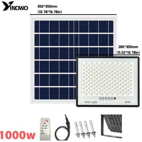 product_image_name-Yinowo-Yinowo 1000Watts Solar Flood Light Outdoor with 644LED Dual White Floodlights Auto On/Off Dusk to Dawn with Remote Control for Yard, Garden, Shed, Barn.-1