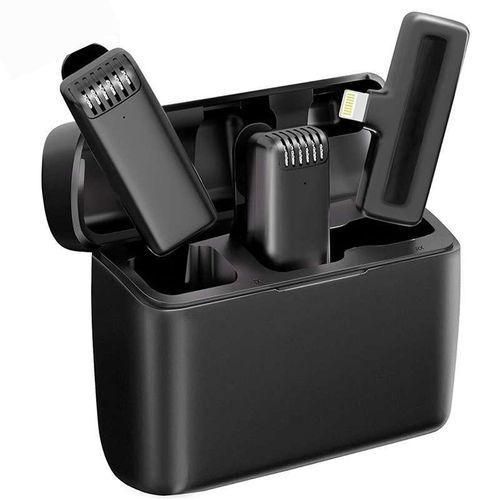 product_image_name-Generic-J13 Professional Wireless Lavalier Microphone Rechargeable Noise Cancellation Lapel Mic-2