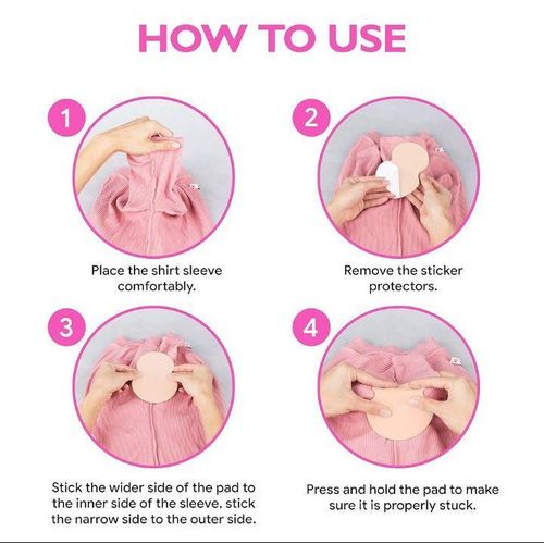 product_image_name-Generic-Disposable Underarm Sweat Pads - Invisible Armpit Protectors (5 Pairs)-7