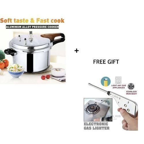 product_image_name-Generic-Pressure Pot - 9.5 Litres & Free Eletronic Gas Lighter-1