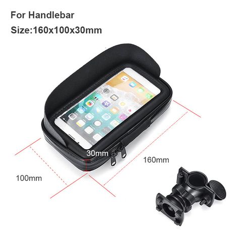 Bicycle Mobile Phone Holder Stand Waterproof Motorcycle Bike Phone Mount  Case 