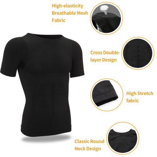 Generic Men Slimming Body Shaper Vest Tops Waist Corset Reduce