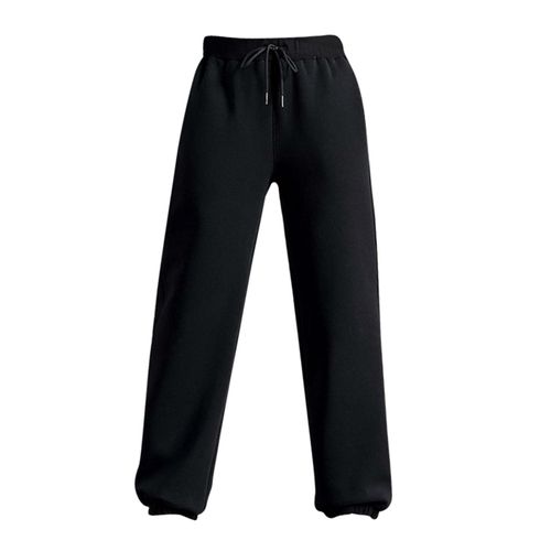 Generic Thermal Fleece Lined Sweatpants Thick Women Jogger Pants Girls Black  M