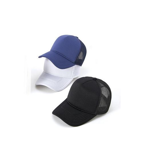 Fashion 3 in 1 plain face caps