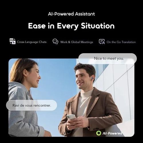 Oraimo SpaceBuds 2 AI Smart 45hrs Playtime True Wireless Active Noise Cancelation Earbuds - image 5