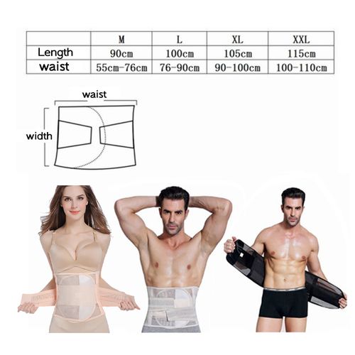 Fat Burner Sauna Tummy Tuck Belt Body Shaper Magic Girdle For Belly  Slimming