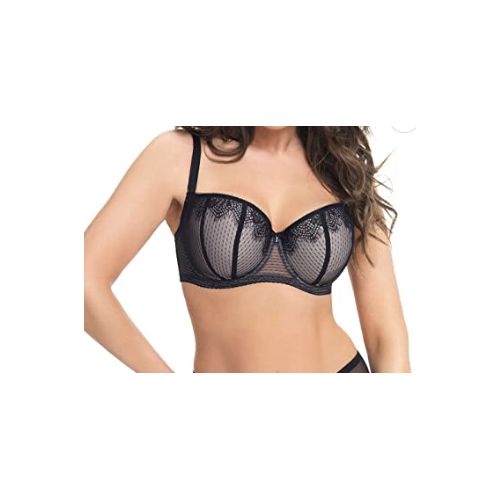 Gorsenia Lipsi Padded Underwired Bra K662 -Black