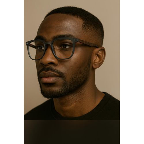 product_image_name-Fashion-Blue Light Blocking Squared Glasses - Transparent Grey-1