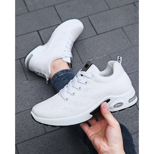 product_image_name-Fashion-Women Shoes Sneakers Sport Shoes Casual Shoes Running Sneakers-White-1