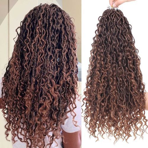 Xtrend 18inch Boho Faux Locs Crochet Hair Pre-Looped Bohemian