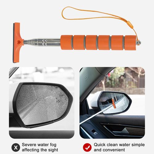 Generic Soft Spiral Sponge Handle Wiper Clearview Car Mirror Wiper