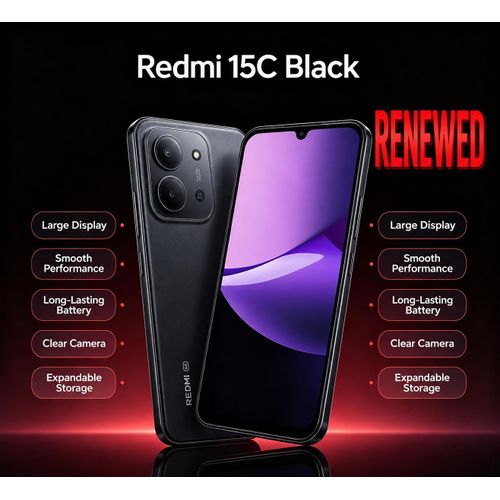 XIAOMI REDMI 15C 4+128 BLACK