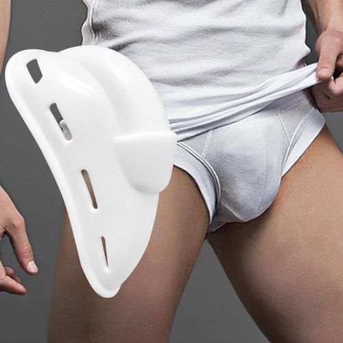 Mens Groin Protector Cup Pocket Underwear Exercise Crotch