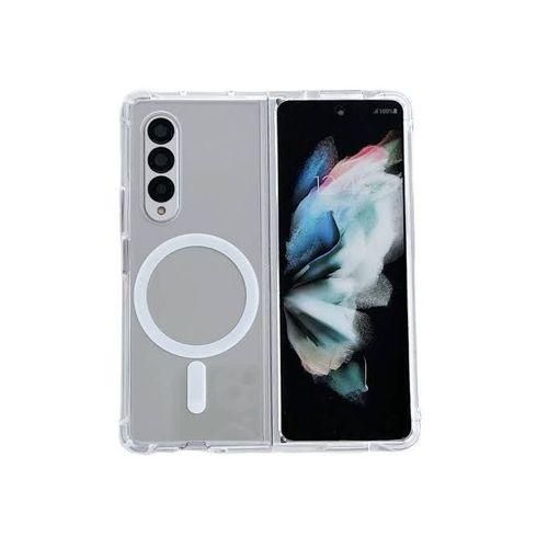 Samsung Galaxy Z Fold 4 Superb Quality MagSafe Front And Back Transparent Case