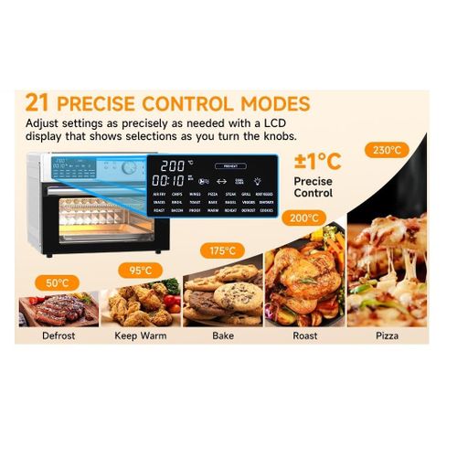 product_image_name-VOSCOS-Air Fryer Oven 30L - 1800w-6