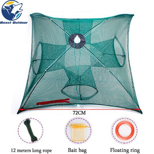 Generic 20 Hole Fishing Net Folded Portable Hexagon Fish Network