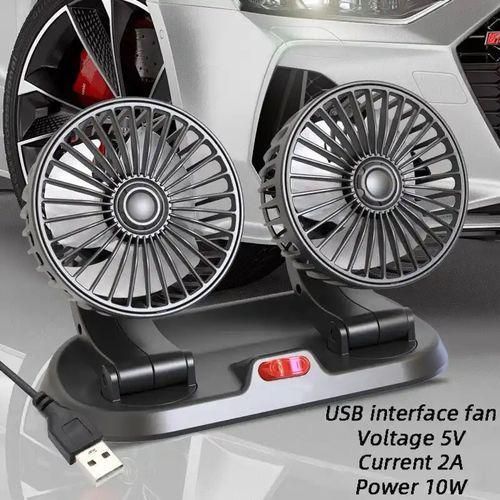 Generic 12v Car Cooling Fan Double Head