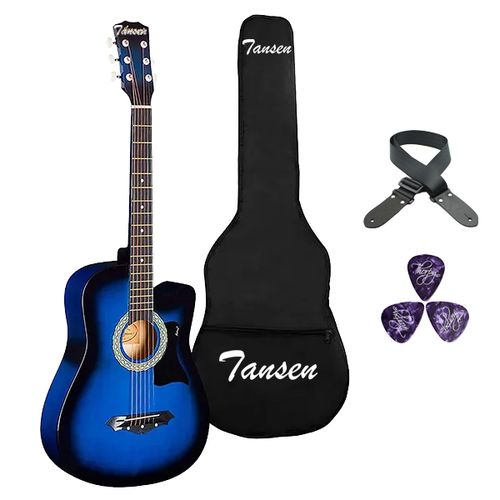 Tansen Guitar 38C Box Guitar With Bag Picks Guitar Belt Jumia Nigeria