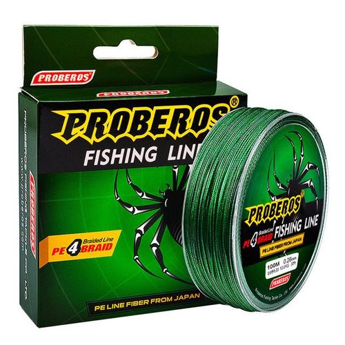 Generic Pro Beros 4 Strand 100m Pe Braided Fishing Line Japanese 4x Weaves  Super Strong 6-100lb Carrete De Pesca Saltwater Multifilament