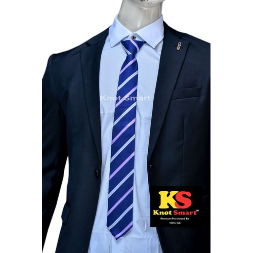 product_image_name-Fashion-1pcs Premium Pre-Knotted 100% Jacquard Silk Fabric Men Tie-2