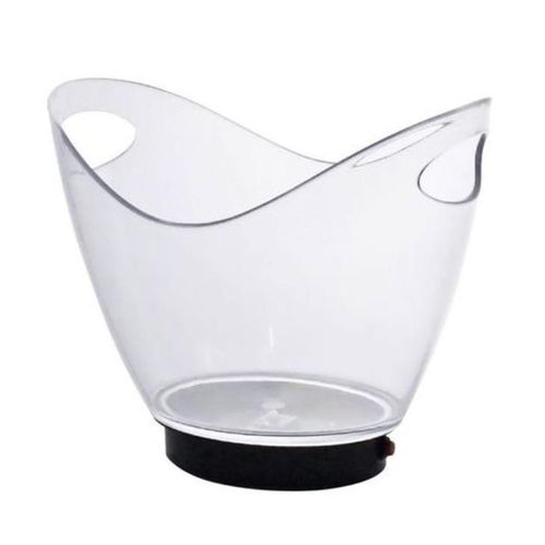 Generic Colorful Rechargable LED Acrylic Ice & Champagne Bucket