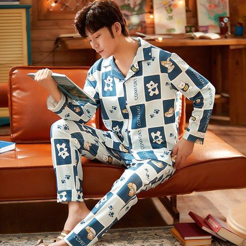 Generic Pajama Suit Pajamas Sets Couple Sleepwear Family Pijama Leisure Wear Lover Night Suit Men Women Casual Home Clothing Lovers Jumia Nigeria