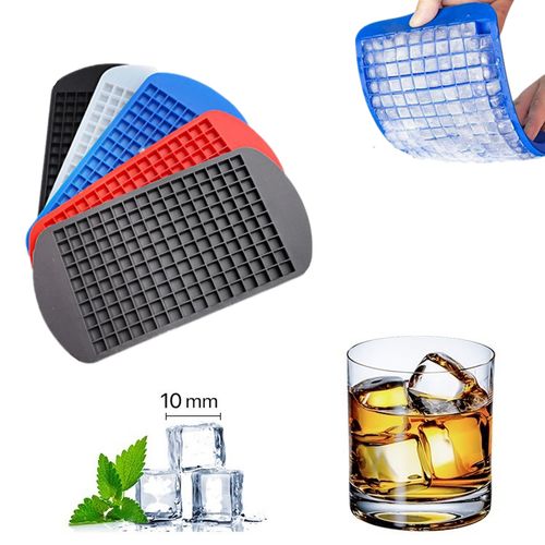 1pc 160-cell Small Square Silicone Ice Cube Tray