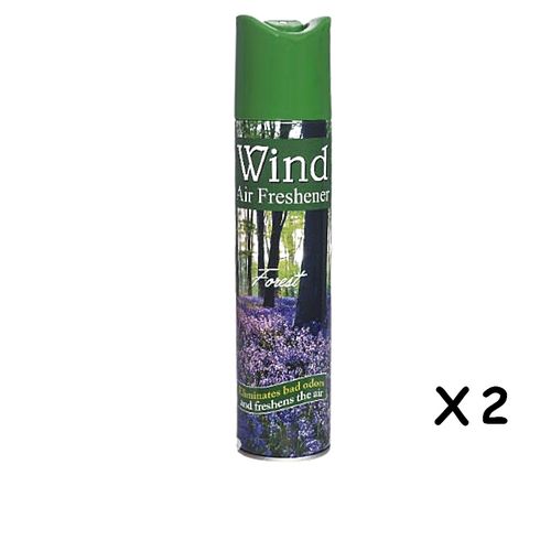 Wind Spray Air Freshener Forest 300Ml  - 2 Pack ( Repels Insect)