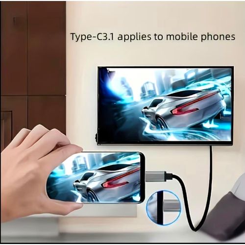 Generic Type-C to HDMI Converter Adapter Cable - 4K@60Hz Video Transmission - image 4