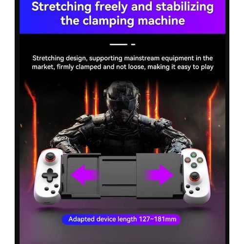 Generic D6DP Wireless Controller for iPhone/iPad/iOS/Android/Tablet/PC/Switch, Phone Game Controller Joystick for Xbox Cloud Gaming/PS Remote Play/Steam Link - Bluetooth Gamepad for iPhone 16/15/Samsung - image 7