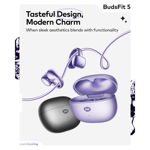 itel BudFit 5, Open-Ear, 32H Playtime, Fast Charging, IPX4 - image 4