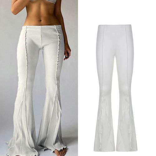 Capri Pants for Women Elegant Solid Color Dress Pants Skinny Fit