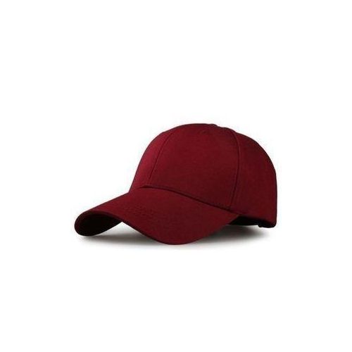 Fashion Plain Flat Face Cap Wine