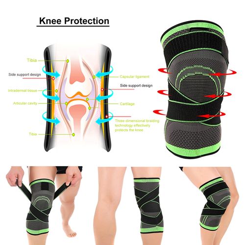 Generic 1PC Adjustable Knee Support Knee C-ompression Sleeve Brace | Jumia  Nigeria