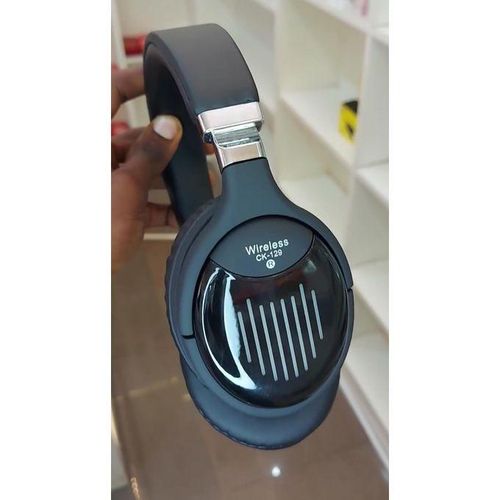 product_image_name-Generic-C/K 129 Wireless Bluetooth Noise Cancelling Headphone Headset - Black-1
